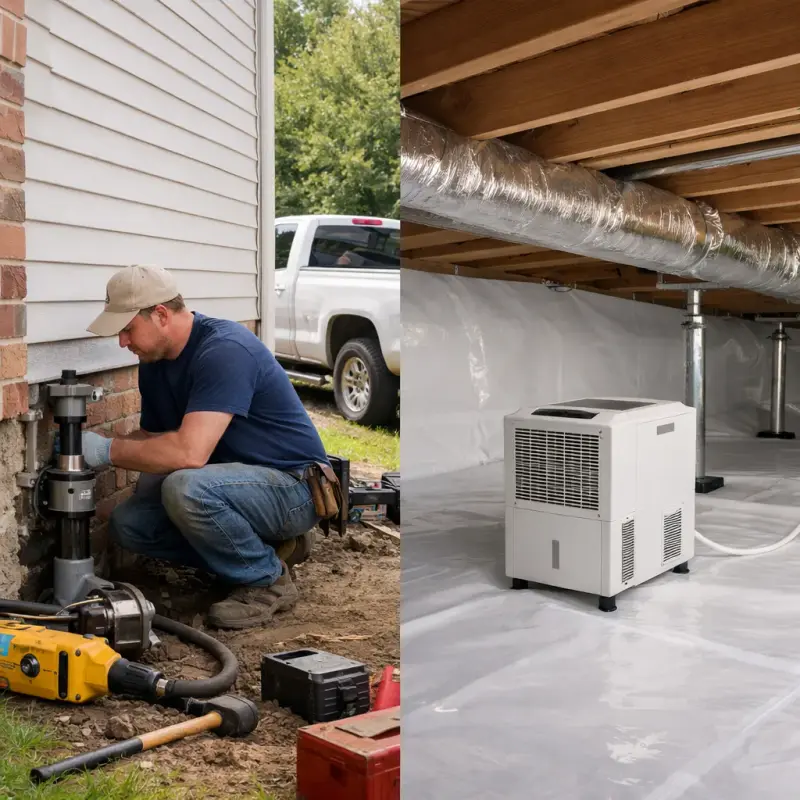 Crawl Space Encapsulation Spring