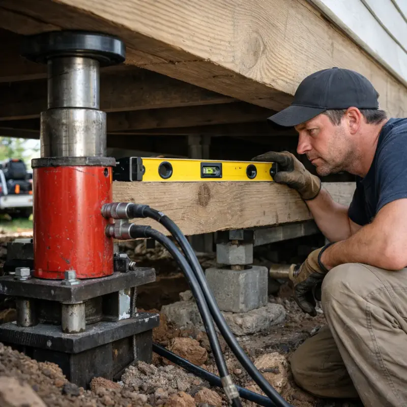 Foundation Leveling Spring