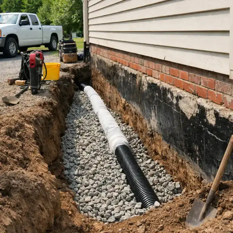 French Drain Spring
